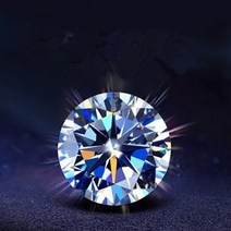 모이사나이트 원석 합성 인공 다이아몬드 1ct 6.5mm d 컬러 라운드 브릴리언트 컷 느슨한 moissanite 보석 gra 인증서가있는 vvs1 등급 보석