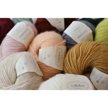 CamaRose-Snefnug(SnowFlake) 카마로즈 스노우플레이크 알파카 울 쁘띠니트 썬데이스웨터 드리미가디건, 7862레몬