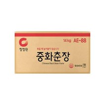 청정원 감칠맛 중화춘장 짜장 지함 대용량 업소용 식자재 별미 풍미 볶음밥소스 간단한요리 간편식 14kg, 34개