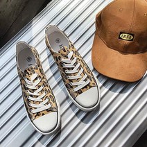 에스비피 남녀공용 남성스니커즈 레오파드 호피 운동화 스니커즈 신발 여성스니커즈