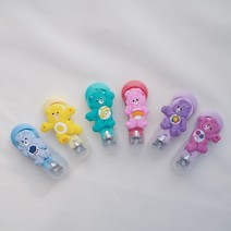 컬러풀 케어베어 휴대용 손톱깎이, 케어베어 블루, 1개
