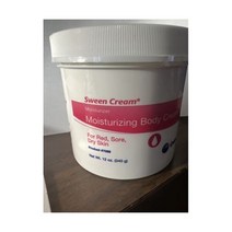Coloplast Sween 크림 Jar 보습효과 바디 12 온스(1온스=약30g) . 레드 Sore 드라이 Skin