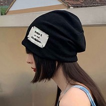 스타일 빈티지 스트릿모자 수술모자 외출패션 왓치캡 숏비니 홀가먼트비니 얇은 무지숏비니 사계절 여성 앙