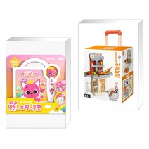 (서점추천) 핑크퐁 말문트기 핑크퐁펜 + 마이 캐리어 주방놀이 (전2권)