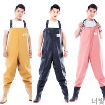 너빛 가슴장화 해루질 장비 허벅지 가슴 전신 입는 장화 갯벌옷 방수 바지 230-285, 230, 블랙