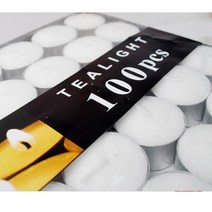 티라이트100입초 (4시간) 티라이트 초 양초 파티용초 파티초 컵초, 단품