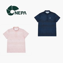 네파 여성 스팟 반팔 집업 티셔츠_7H45405