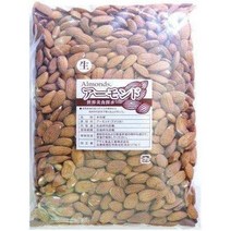 일본직구 캘리포니아 - 갈색 아몬드 생 무염 및 무 로스팅 2.2파운드(1kg), 상세참조, 수량