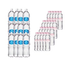 아워홈 지리산수 2L x 12p + 500ml x 20p 세트, 1세트