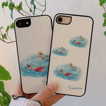 [가방팝] 다움그림 여름수영장 스타일케이스 휴대폰케이스 핸드