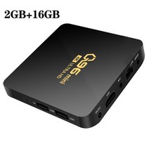 Q96 미니 스마트 TV 박스 안드로이드 100 Amlogic S905L 쿼드 코어 24G 와이파이 4K 셋톱 박스 8GB 128GB 미디어 플레이어 H265 홈 시어터, 4.Eu 플러그  2GB16GB