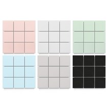 자기질 모자이크타일 벽 바닥타일 정사각 100각 1장, 5.스카이(무광)