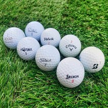 B급 로스트볼 유명브랜드혼합 화이트컬러 혼합 50볼 타이틀리스트 캘러웨이 스릭슨 브릿지스톤등 연습볼 라운딩볼, B급 유명브랜드혼합50볼 캘러웨이 브릿지스톤 스릭슨등