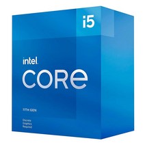 Intel® Core™ i5-11400F 데스크탑 프로세서 6 코어 최대 4.4 GHz LGA1200 (인텔® 500 시리즈 및 셀렉트 400 칩셋) 65W [관부가세 포함]