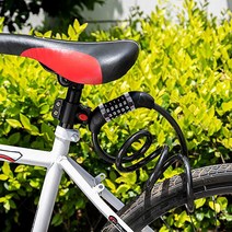 WHEEL UP 자전거 바이크 싸이클 MTB 도난방지 강철 케이블 와이어락 자물쇠 비밀번호 열쇠 잠금장치 악세사리 용품, 다이얼타입_1.8m