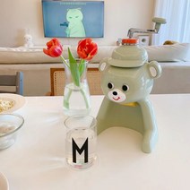 쿄로짱곰돌이빙수기 레트로 팥빙수기계 빙삭기 머신, 말차 그린
