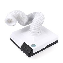 집진기 60W 강력 네일 흡입 진공 청소기 네일 먼지 수집기 개폐식 네일 팬 아트 살롱 매니큐어 기계 LED 포함, EU(220-240), White, CHINA