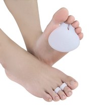 평판시트 화물차 평판 시트 실리콘 앞발 중족골 패드 미끄럼 방지 통증 완화 정형용 발 관리 도구 쿠션 하프 야드 아치 지원 패드, [01] G197-1Pair