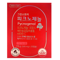 그린스토어 피크노제놀 약국정품 30캡슐, 2통, 30정