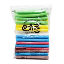 이지 스틱콘 20cm 50개이지콘 퍼니콘 플레이콘 옥수수콘 콘블럭, 혼합