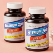 셀렌 200 고함량 셀레늄 무기 SELENIUM 아셀렌산나트륨 항산화 영양제 대용량 단일성분 미국 직수입, 셀렌200 2개