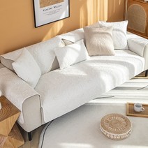 쇼파 천갈이 커버 리폼 북유럽 누비 이불 방지 소파 유니버설 안티-슬립 쿠션 코튼 벨벳 안락 의자 슬립 가구 수호자, 18 45x45 pillowcase 1pc, [02] A3