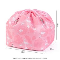 크리스마스 선물 포장 2781# 휴대용 슬라이드 파우치 대용량 원통화장품 멀티 빔 뉴타임즈 Z, 분 홍 홍학