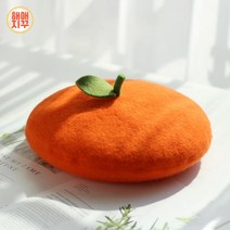 제주도 귤 사과 모자