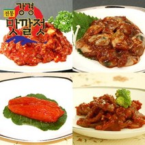 추석 수산 선물세트 [강경젓갈]전통 강경맛깔젓 4종세트 5호 총2kg(낙지젓+창난젓+굴젓+명란젓 각500g씩), 단품없음