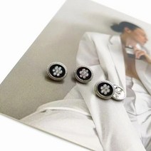 노인 호출기 호출벨 무선호출기 셔츠 여성 의류 장식 액세서리에 대 한 10pcs 12mm 작은 단추 의류에 황금 진주 DIY 바느질, [03] 3, [01] 12mm10pcs