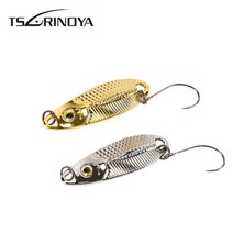 TSLRINOYA 마이크로스푼 송어 산천어 스푼 레드, 3.5G:레드