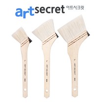 새한아트 아트시크릿 6620 다용도 붓 고품질 양모 브러쉬 수채화 아크릴, 1개, #3