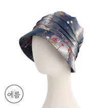 [비다즐] 프라썸 시즌2 벙거지모자 고급 자카드수입원단 여성여름모자 여자캡모자 여성벙거지모자 비니 모자 모음 항암모자 중년여성모자 여자벙거지모자