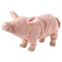 이케아 KNORRIG 크노리그 봉제인형 돼지, 12cm, 핑크