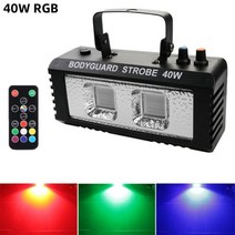 ALIEN-40 60 80 100 외계인 RGB 화이트 DJ 디스코 스트로브 조명 W 원격 제어 사운드 플래시 파티 웨딩 홀리데이 라이트 효과 기념일 친구 가족 빛 밝은 특별한 날, CHINA, 영국 플러그