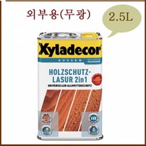 씨라데코 오일스테인 방부 방습 외부 목재보호 2.5L, 밤나무
