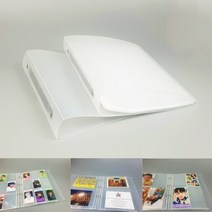형통하우스 포카바인더 포토카드 씰 스티커 티렉스카드게임 집 사진책만들기 모음 포토티켓 북 사진정리 포토앨범, 2포켓, 30매