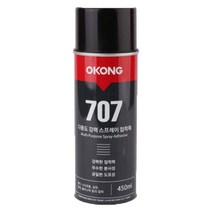 오공 스프레이 접착제 450ml, 1개