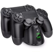 beboncool 컨트롤러 충전기 dualshock 4playstation 4ps4props4 슬림 컨트롤러용 ps4 충전 스테이션용 dualsense 도크, 협력사, X02-AE-FM