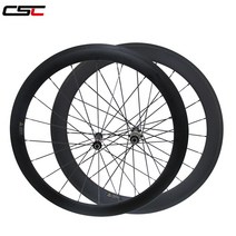 휠셋 카본 캄파놀로 자전거 픽시 mtb 로드 바퀴 CSC 혼합 크기 탄소 바퀴 38 + 50 60 88 클린처 튜브 25m