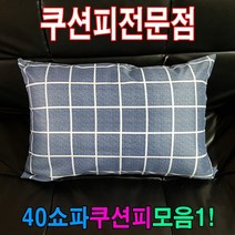 40피모음1쇼파커버피40cmX60cm 쿠션 쇼파 W79C710P 면 레자 커버 쿠션커버
