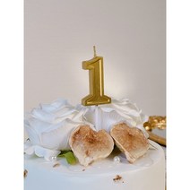 골드 엠보 숫자초 골드숫자초 생일초 파티초 기념일, 8