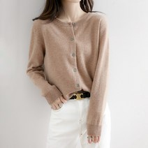 여성 카디건 스웨터 O-neck 봄 가을 니트 캐시미어 카디건 솔리드 싱글 브레스트 여성 스웨터 2022