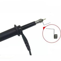 측정기 오실로스코프 P4100 용 고전압 프로브 1 세트 1001 Rigol Atten Owon Siglent 6 p 내전압 2KV 100MHz 검정색 ABS