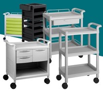 학교 실험실 연구소 이동카트 트롤리 식당카트 배식 갈비집 홀카트 청소, 1개, CART-101H