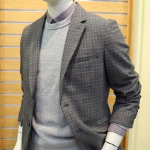 [INDIAN] 남성 멜란조직 스판 셋업 자켓 MIU FUWF9371