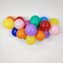 알록달록 풍선구름 아치풍선 생일파티 30cm 풍선 만들기 꾸미기 DIY 세트 유치원 어린이집 환경미화 크리스마스 연말파티, 30개 추가(50개)