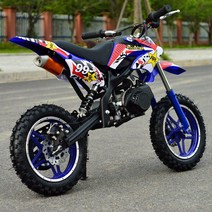 경주 미니 포켓 바이크 소형 오토바이 모터사이클 산악 49cc 오프로드, 단일사이즈, 화이트