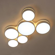 Led 거실등 에이버 130w 주광색 전구색 고급 거실 조명