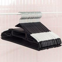 아임홈리빙 화이트라벨 회전 논슬립 옷걸이, 50개